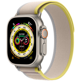 apple-watch-ultra-gps-cellular-49mm-titanium-case-with-yellow/beige-trail-loop-s/m-mnhd3/mnhk3