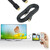 Кабель HDMI Cable flat (V1.4) HDMI/M to HDMI/M 1.5m (Black), фото , изображение 3