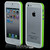 Чехол-бампер Aplove for iPhone 5 (White/Green), фото 