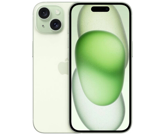 Смартфон Apple iPhone 15 512GB Green (MTPH3), Цвет: Зеленый, Объем встроенной памяти: 512 Гб, фото 