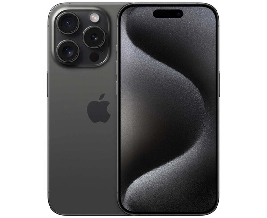 Смартфон Apple iPhone 15 Pro Max 1TB Black Titanium (MU7G3), Колір: Чорний, Об'єм вбудованої пам'яті: 1 Тб, фото 