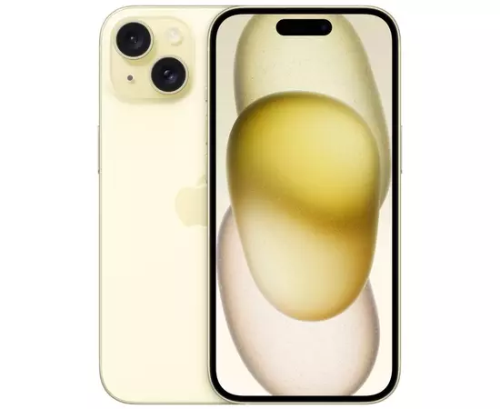 Смартфон Apple iPhone 15 Plus 128GB Yellow (MU123), Колір: Жовтий, Об'єм вбудованої пам'яті: 128 Гб, фото 