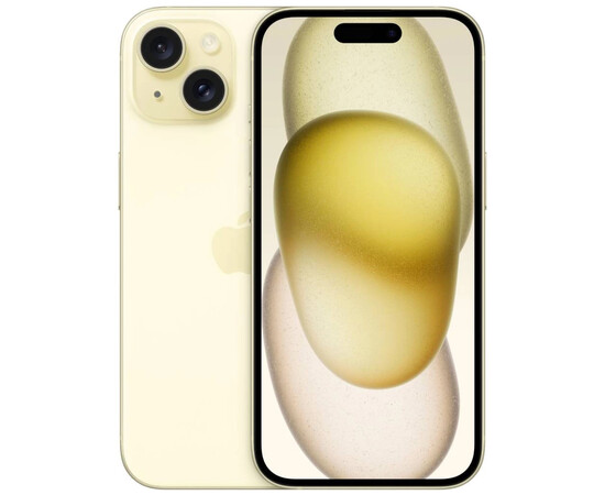 Смартфон Apple iPhone 15 Plus 256GB Yellow (MU1D3), Колір: Жовтий, Об'єм вбудованої пам'яті: 256 Гб, фото 
