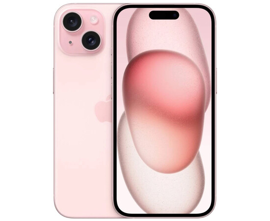 Смартфон Apple iPhone 15 Plus 128GB Pink (MU103), Колір: Рожевий, Об'єм вбудованої пам'яті: 128 Гб, фото 