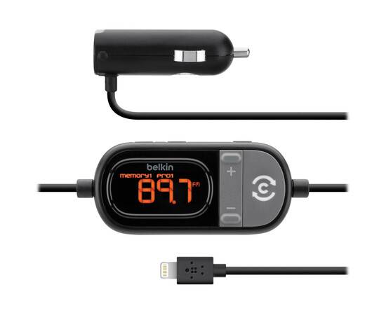 Автомобильное зарядное устройство FM-трансмиттер Belkin TuneCast Auto Livei для Pod/iPhone, фото 