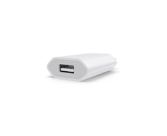 Сетевое зарядное устройство плоское (Европа) для iPhone/iPod- White, фото , изображение 2