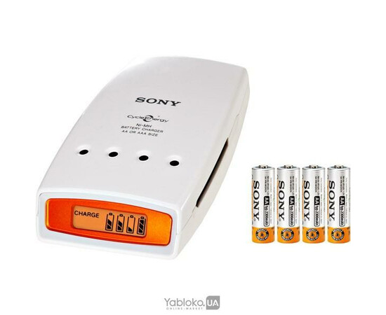 Sony QUICK REFRESH CHARGER + 4AA 2500 mAh, фото 