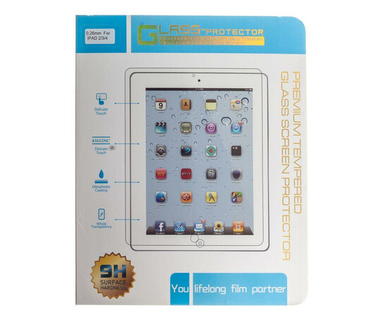 Защитное стекло для iPad 2/3/4 Premium Tempered Glass Screen Protector, фото 