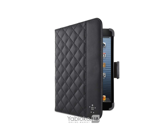 Чехол для iPad mini Belkin Quilted Cover with Stand (Black), фото , изображение 2