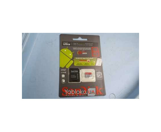 Карта памяти SanDisk microSDXC 64Gb Mobile Ultra Class 10 + adapter, фото , изображение 3