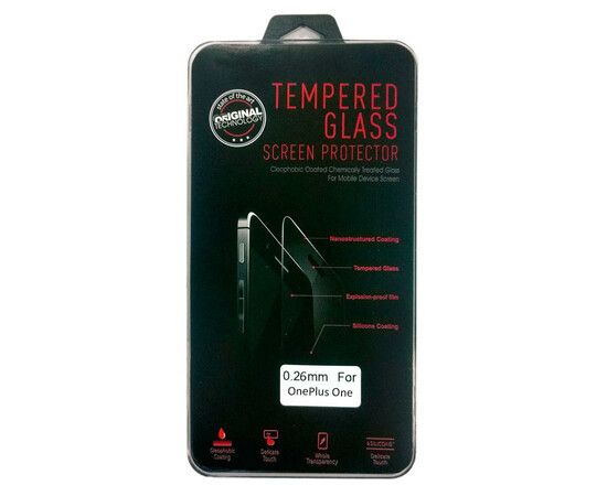 Защитное стекло для OnePlus One Tempered Glass Screen Protector 0.26 mm, фото 