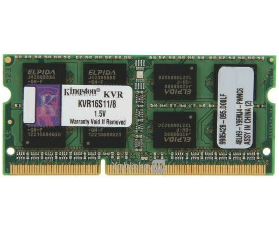 Kingston 8 GB SO-DIMM DDR3 1600 MHz, фото 