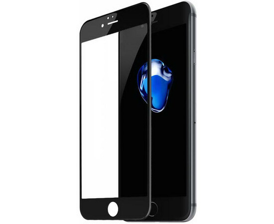 Защитное стекло Baseus 0.2мм silk screen printed full-screen  protector для iPhone 7 Plus Black, фото 