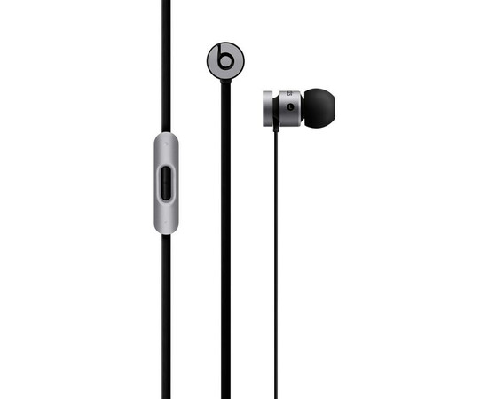 Наушники Beats by Dr. Dre urBeats In-Ear Headphones Space Gray (MK9W2) вид микрофона и "затычек"