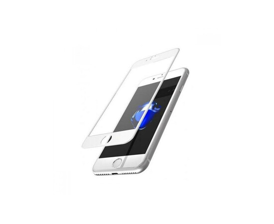 Защитное стекло 6D для телефона iPhone 7 / 8 (White), фото 