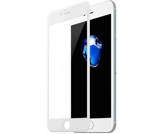 Защитное 3D стекло для iPhone6/6S - Baseus Silk printing (White), фото 