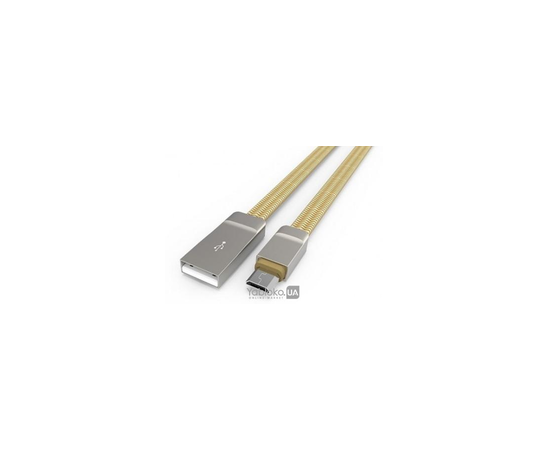 Кабель micro-USB LDNIO Zinc alloy connector 1m metal (LS20), фото 