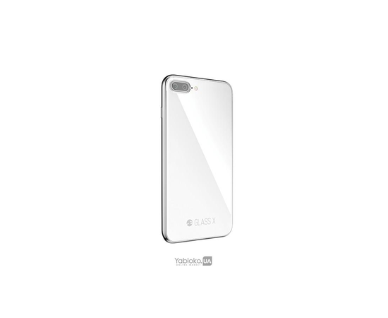 Стеклянный чехол SwitchEasy Glass X для iPhone 7 Plus / 8 Plus (White), фото 