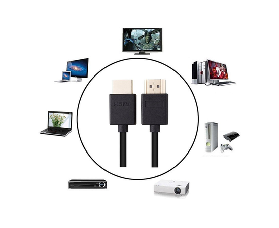 Кабель HDMI v-1.4 HD Ethernet, Audio Return Channel, 3D, 1080 P 1FT (5 м), фото 