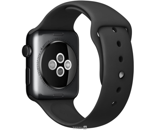 Ремешок для Apple Watch 42мм - Coteetci W3 (Black), фото 