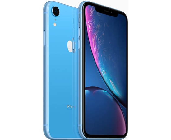 Смартфон Apple iPhone XR 128GB Blue вид с двух сторон