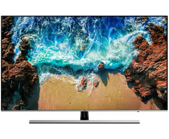 Телевизор Samsung UE55NU8000 вид спереди