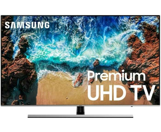 Телевизор Samsung UE49NU8000 вид спереди