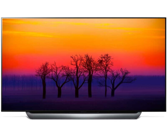 Телевизор LG OLED65C8 вид спереди