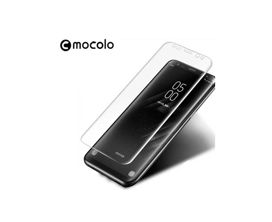 Защитное стекло Mocolo 3D Full Glue для Samsung Galaxy S9 вид под углом