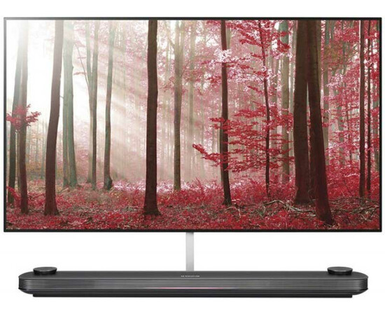 Телевизор LG OLED65W8 вид спереди