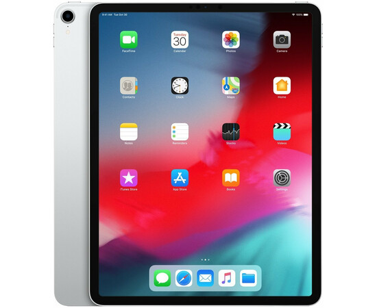Apple iPad Pro 12.9 Wi-Fi 64GB Silver (MTEM2) 2018 вид с двух сторонApple iPad Pro 12.9 Wi-Fi 64GB Silver (MTEM2) 2018