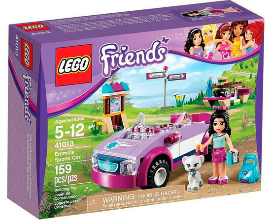 LEGO Friends Спортивный Автомобиль Эммы (41013) вид коробки