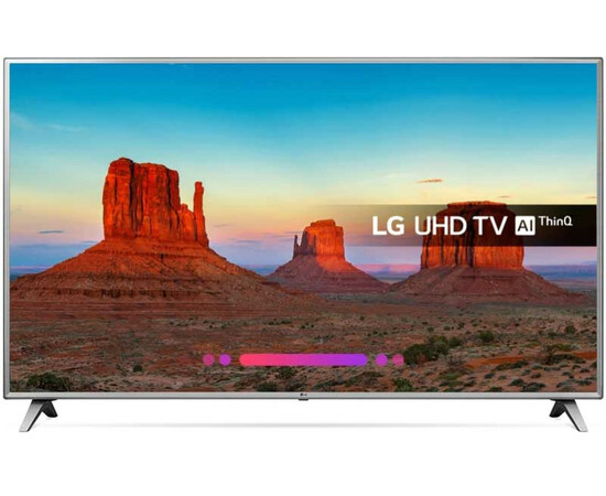 Телевизор LG 75UK6500PLA вид спереди