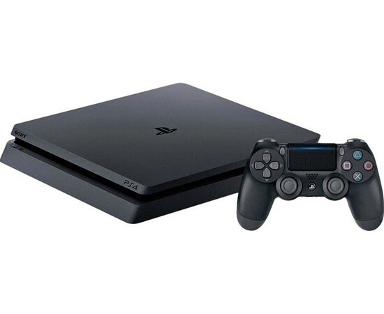 Игровая приставка Sony PlayStation 4 Slim (PS4 Slim) 500GB вид в горизонтальном положении