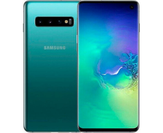 Смартфон Samsung Galaxy S10 SM-G973 DS 128GB Green вид с двух сторон