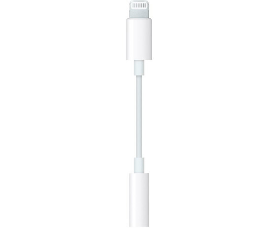 Apple Lightning to 3.5mm Headphones for iPhone 7 (MMX62ZM/A) вид сверху