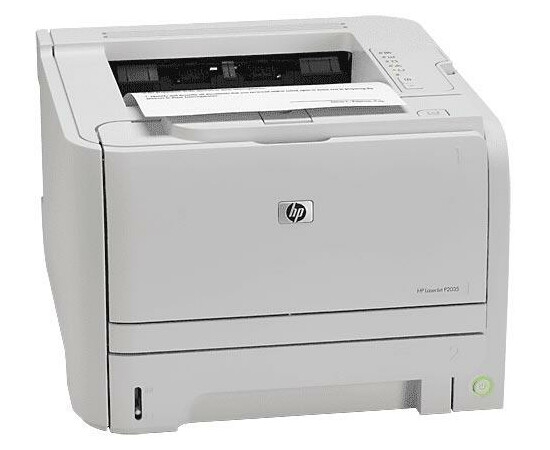 Принтер HP LaserJet P2035 (CE461A) вид спереди