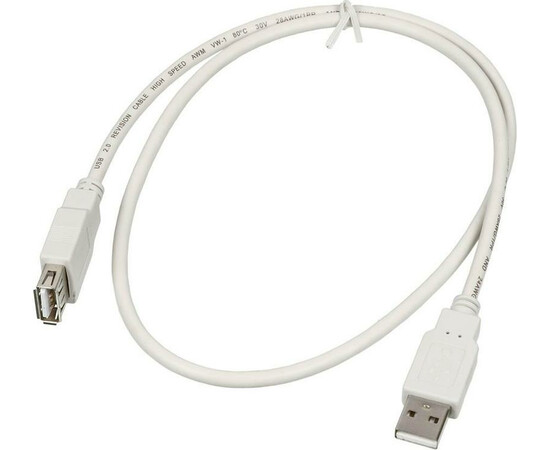 Кабель-удлиннитель USB (White) вид сверху