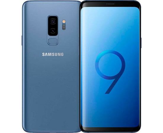 Смартфон Samsung Galaxy S9+ 128GB Blue (SM-G965FD) вид с двух сторон