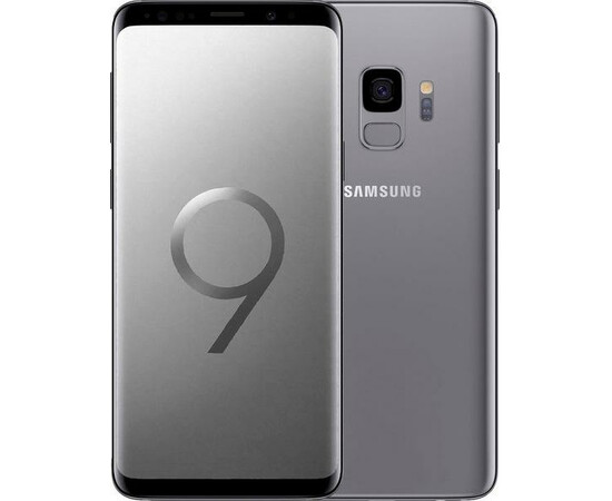 Смартфон Samsung Galaxy S9 256GB Gray (SM-G960F) вид с двух сторон
