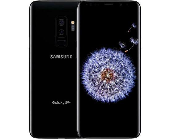 Смартфон Samsung Galaxy S9+ 256GB Black (SM-G965F) вид с двух сторон