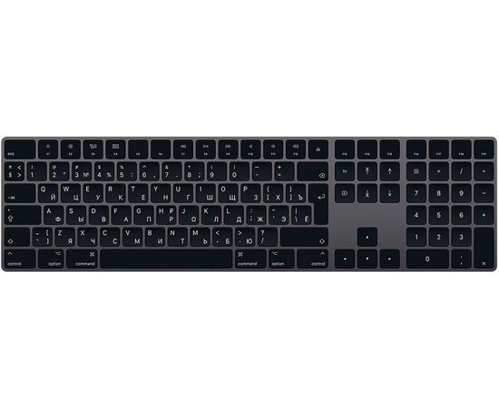Клавиатура Apple Magic Keyboard with Numeric Keypad Space Gray (MRMH2), фото 