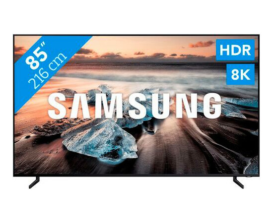 Телевизор Samsung QE85Q900R вид спереди