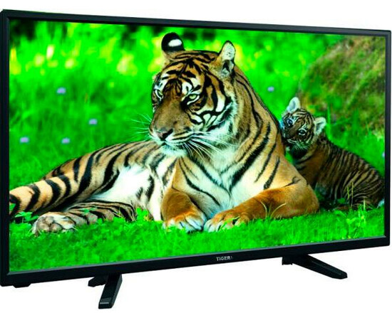 Телевизор LED Tiger 55" 4K (UHD) Smart Android TV вид под углом