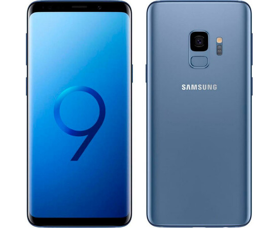 Смартфон Samsung Galaxy S9 128GB Blue (SM-G960FD) вид с двух сторон