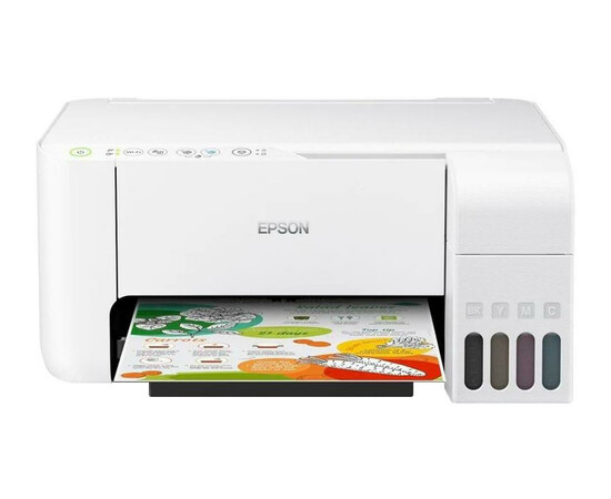Multifunction device Epson L3156 (C11CG86412) front view in working
