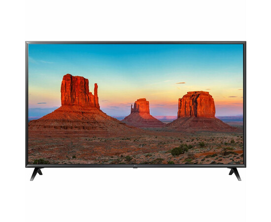 Тelevision LG 55UK6300PLB front view with image
