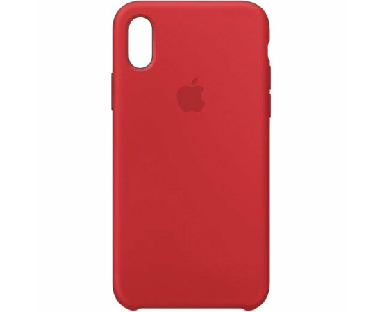 Чехол Apple iPhone X Silicone Case - PRODUCT RED (MQT52), фото 