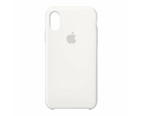 Чехол для Apple iPhone XS Silicone Case - White (MRW82), фото 