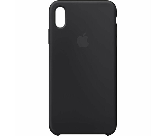 Чехол Apple iPhone XS Max Silicone Case - Black (MRWE2), фото 